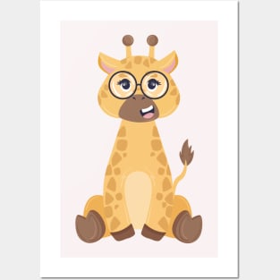 Cute Giraffe Gifts for Giraffe Lovers Posters and Art